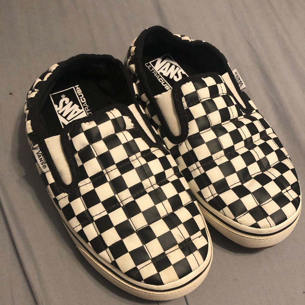 Vans checkered slippers